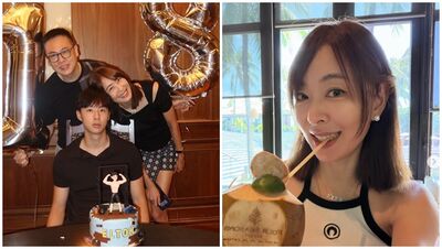 賈永婕兒子18歲了「慶生照超帥」! 她笑:希望有你爸追女生的眼光