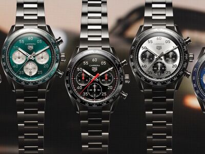 TAG Heuer Carrera錶改版「有感瘦身」　完美弧線上手賽車魂不減