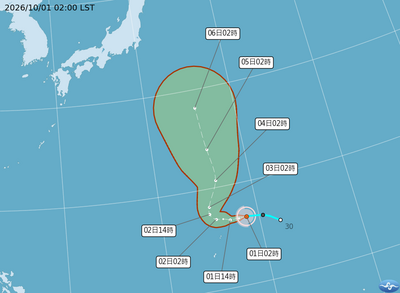快訊/彩雲颱風生成! 明起變天「階梯式降溫」剩21℃
