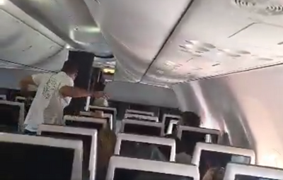 「班機急墜」機上影片曝光!乘客驚慌尖叫 機師滿身血躺地