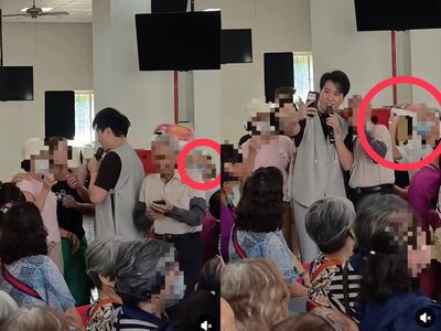 只因沒拿到禮物…婆媽男神遭女粉「當場拿扇子怒毆」！影片曝光