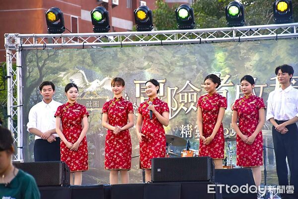 ▲南台科大學生會舉辦「冒險者啟程｜精靈BRO覽會」，透過社團攤位、互動體驗及舞台演出，帶領新生探索校園生活。（記者林東良翻攝，下同）