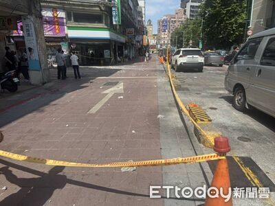 驚險畫面！寧夏夜市突噴「磁磚雨」貨車擋風玻璃全碎　路人險遭砸