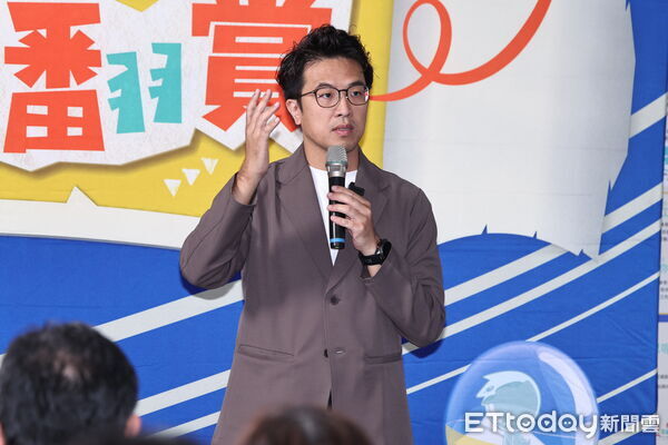 ▲台北市長候選人沈伯洋 。（圖／記者黃克翔攝）