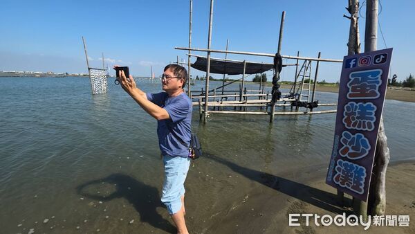 ▲▼ 嘉義布袋推超值「海上鞦韆」體驗 400元登沙灘客棧啖海味 。(圖/記者翁伊森攝)