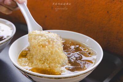 坐山景第一排吃愛玉!屏東霧台部落小店 必搭濃稠牽絲小米
