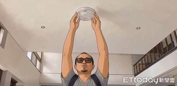 ▲安平消防分隊打造《警報響起,平安到來》RAP動畫MV,以嘻哈節奏宣導住宅火災警報器的重要性。(記者林東良翻攝)