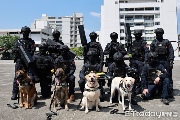 ▲▼國慶大典即將登場，警犬及消防搜救犬也將共同參與遊行演出。（圖／內政部提供）