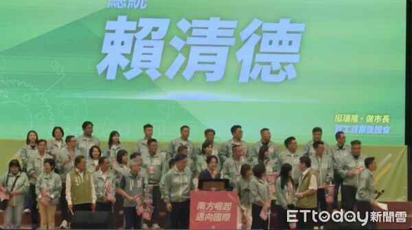 ▲賴清德在10月3日南下助選賴瑞隆 。(圖/記者陳宏瑞攝)