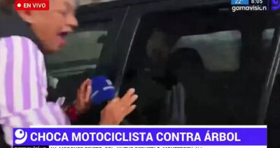 連線一半車衝過來！女記者「當場被撞飛」　驚悚瞬間全都錄