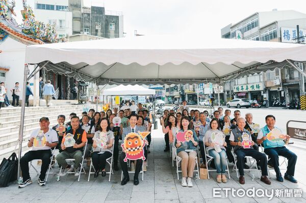 ▲台南市「跟著鏹鏹尋寶去」系列活動啟動，串聯12間宮廟博物館，邀請民眾集章探索廟宇文化。（記者林東良翻攝，下同）
