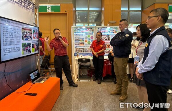 ▲基隆赴北區災害防救業務訪評。（圖／記者郭世賢翻攝）