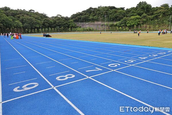 ▲基隆市立田徑場蛻變重磅啟用。（圖／記者郭世賢翻攝）