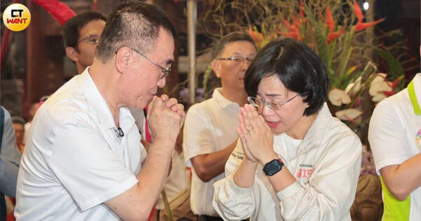 2026年新北市長參選人李四川（左）、蘇巧慧（右）。（圖／黃耀徵攝）