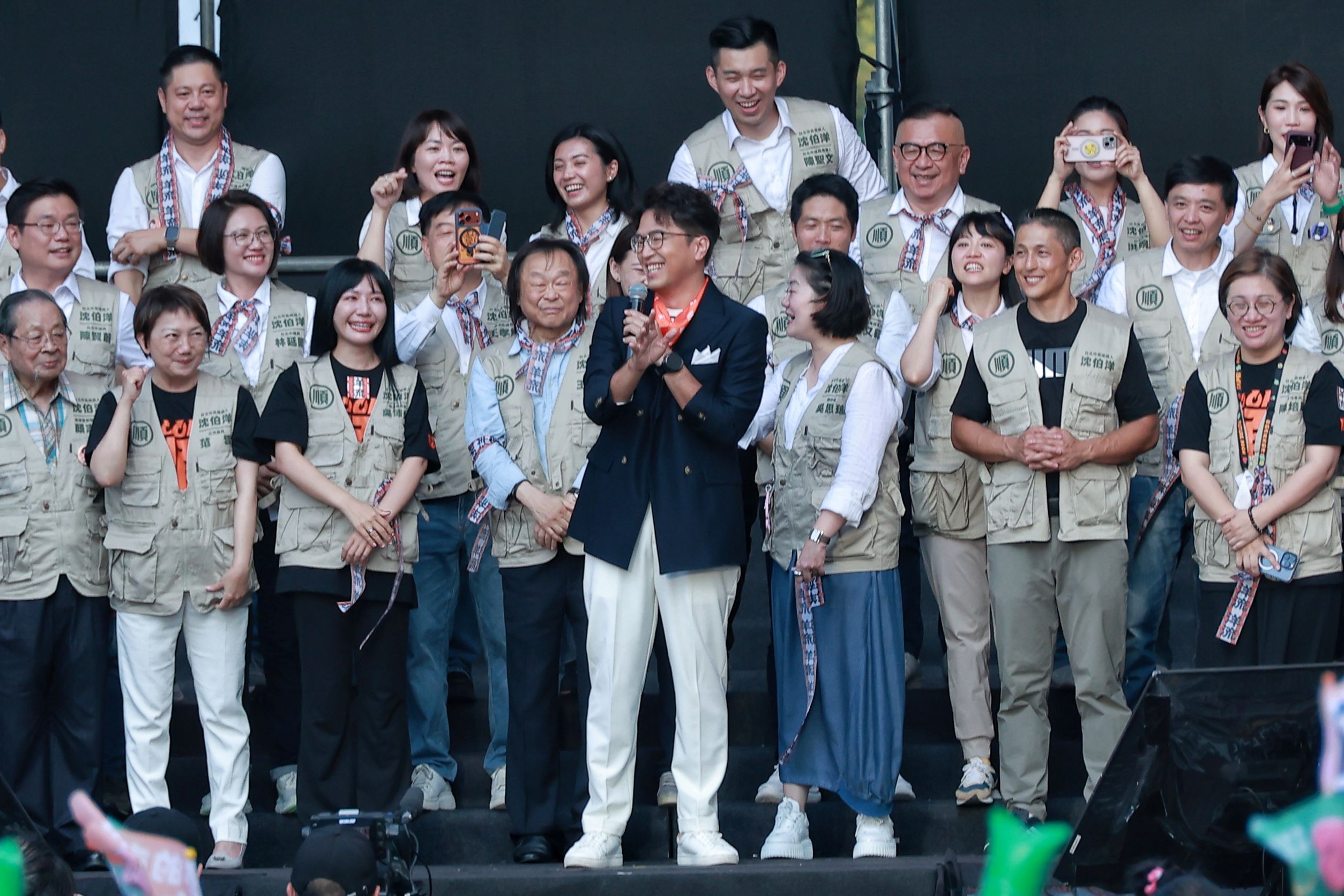 ▲▼ 民進黨台北市長候選人沈伯洋競選總部成立。(圖/記者周宸亘攝)