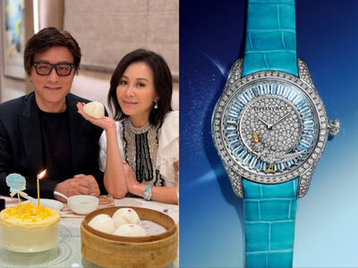劉嘉玲600珠寶錶閃爆　Tiffany「石上鳥」靈動旋轉太吸睛