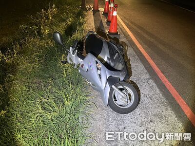 台南轎車追撞機車 騎士倒地擦傷...肇事駕駛跑了