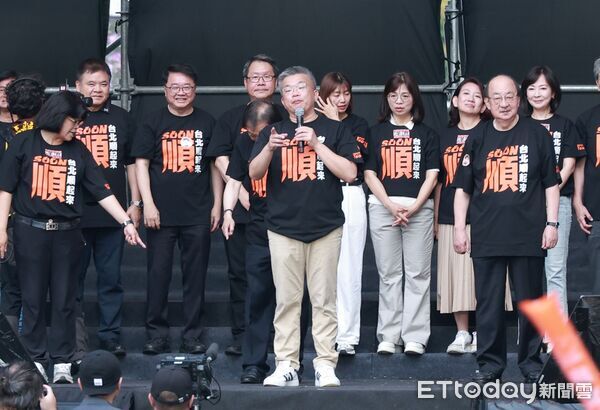 ▲▼ 蔡其昌出席民進黨台北市長候選人沈伯洋競選總部成立。（圖／記者周宸亘攝）