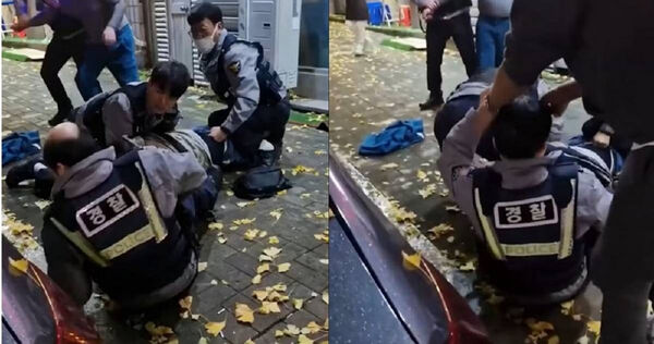 員警壓制醉漢「假髮突噴飛」！路人暖心急救援 網笑翻：守住尊嚴