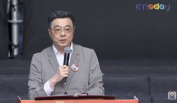 ▲▼行政院長卓榮泰出席沈伯洋競選總部成立大會。（圖／ETtoday新聞雲直播）