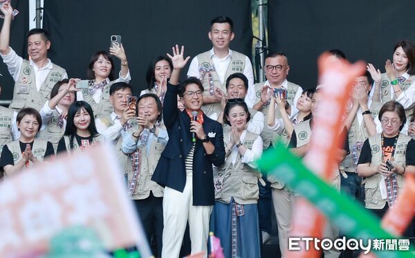 ▲▼ 民進黨台北市長候選人沈伯洋競選總部成立。(圖/記者周宸亘攝)