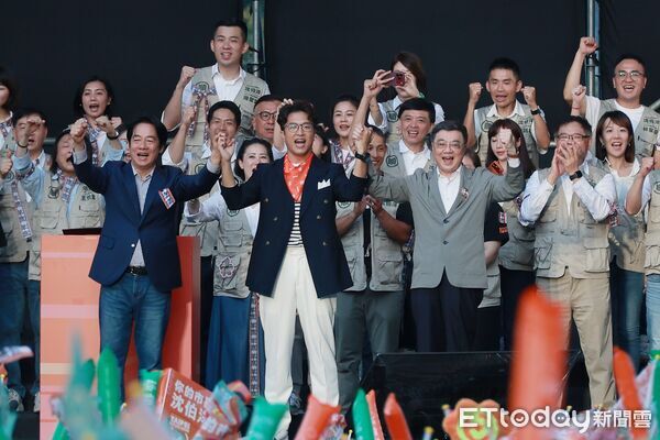 ▲▼沈伯洋競選總部成立,賴清德。（圖／記者周宸亘攝）