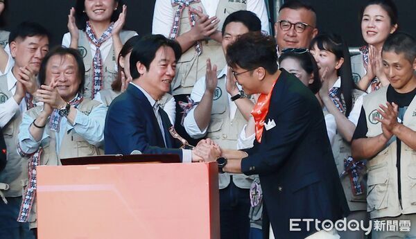 ▲▼沈伯洋競選總部成立,賴清德。（圖／記者周宸亘攝）