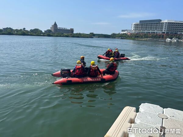 搶救溺水黃金時間！ 台南消防六大隊義消水域救援訓練強化戰力