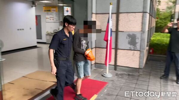 ▲警方逮捕替兄長出氣，持刀傷人的葉男。（圖／記者張君豪翻攝）