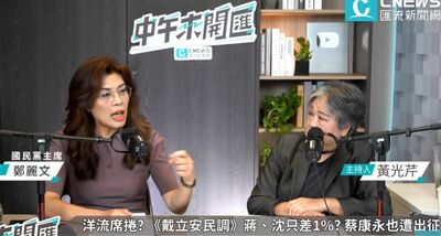 稱洋流靠動員、蔣萬安仍領先 鄭麗文驚:蔡康永中國利益不要嗎