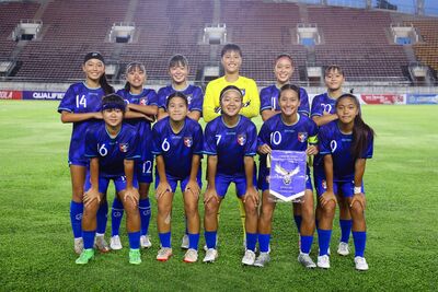 張羽忻狂進7球! U17女足亞洲盃資格賽中華隊12比0痛宰柬埔寨