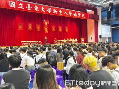 台東警走入台東大學始業式 提醒學生遠離毒品、拒絕毒駕