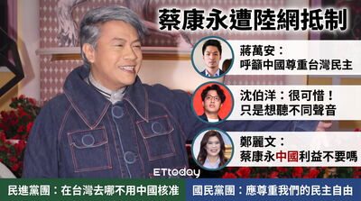 蔡康永遭陸網抵制「4品牌切割」 各界反應一次看