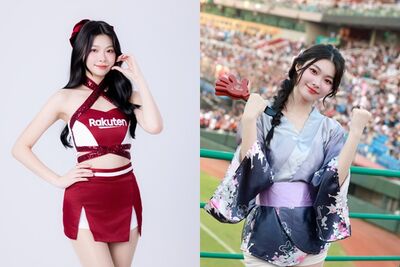 玩水祭遭球迷「拿水槍狂噴下體」!樂天女孩變臉 怒比中指2次