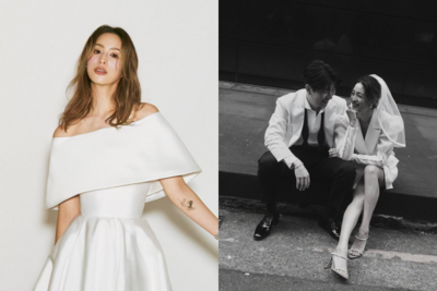 莫允雯登記結婚!台裔美籍老公「正面帥樣」公開 絕美婚紗照曝光