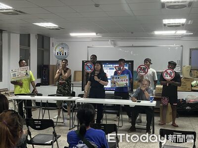 大武警走入南興村部落會議 宣導交通安全及選舉法令