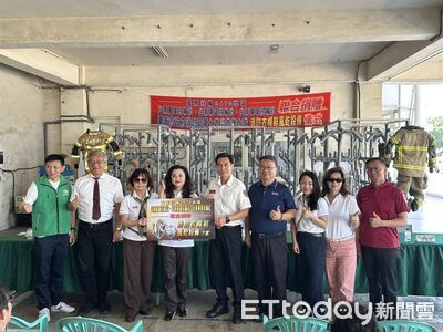 救災返隊裝備還沒乾又出勤! 台南扶輪攜企業捐7組風乾設備
