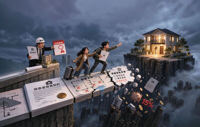沸點搶房遇上房市冰風暴　交不了的房子