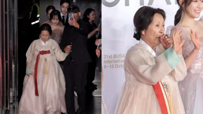 《藍調》85歲金惠子「紅毯頻咳嗽」導演攙扶!爆健康惡化 片商急出面