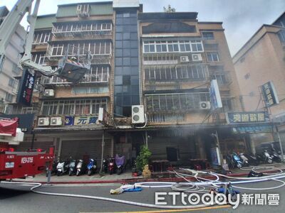 快訊/北市康樂街4星熱炒店起火!濃煙狂竄 警消急灌救