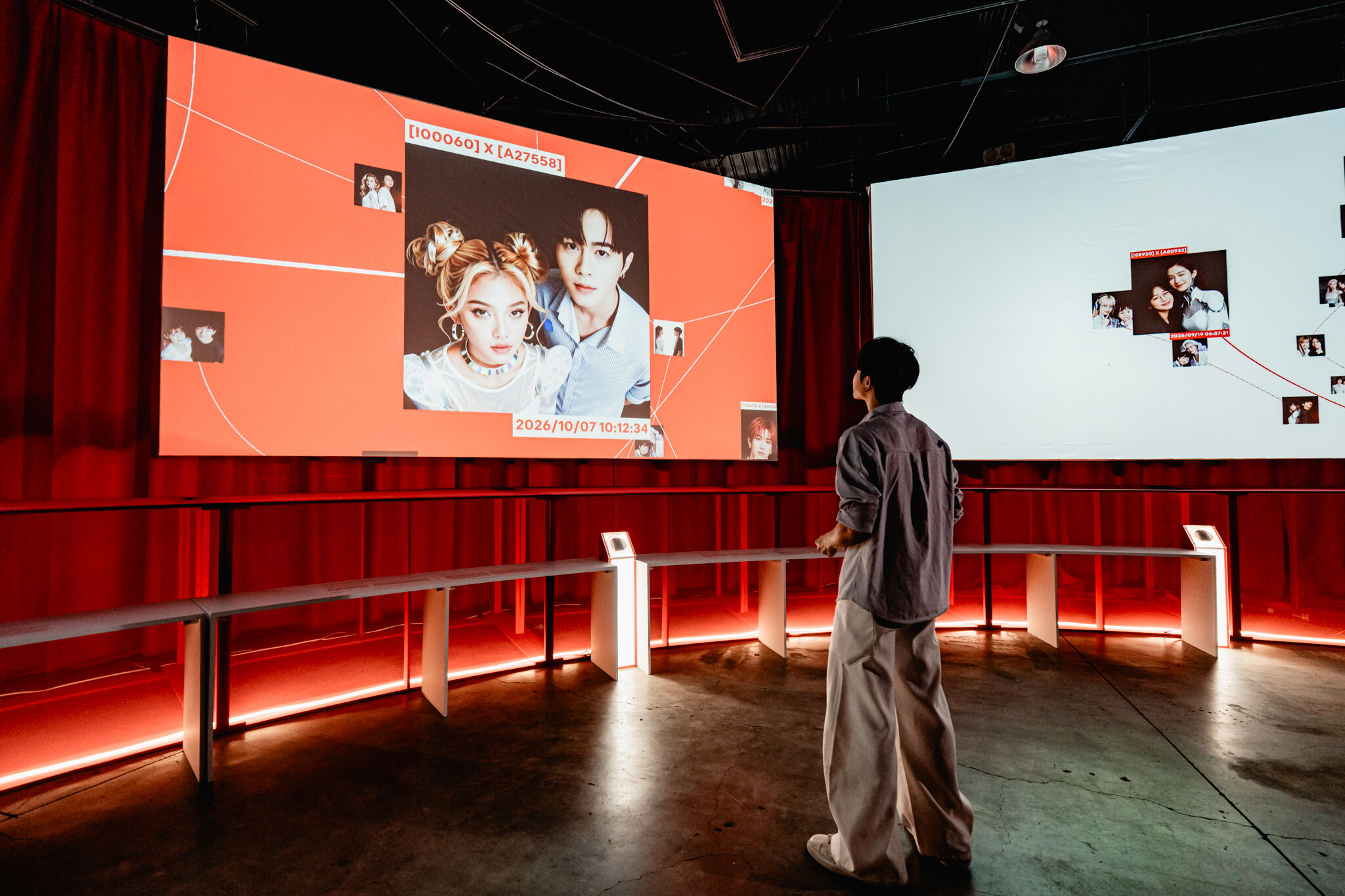 ▲▼「2026 TTXC台灣文化科技大會」的主題展《Yes, AI Do.歡迎光臨－2050情感交易所》，由AI月老幫你牽線未來伴侶。（圖／文化部）