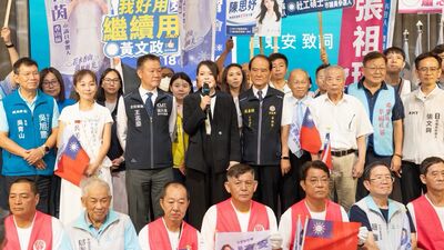 高虹安軍榮眷後援會成立 林政則、鄭正鈐喊話在野大團結