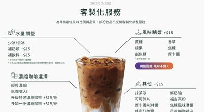 星巴克公告客製化新制!點少冰去冰「補奶、飲料要+15元」