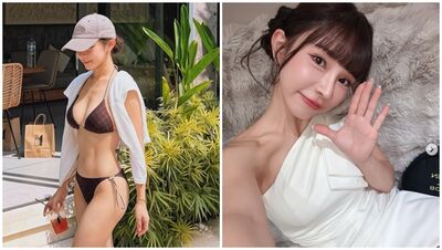 巫苡萱出國解放比基尼!「超兇身材現形」事業線被看光 1.5萬人讚爆
