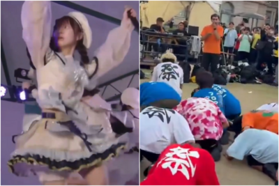 音樂祭集體下跪磕頭!女團演出一半失控 瘋狂「mosh」惹怒全場