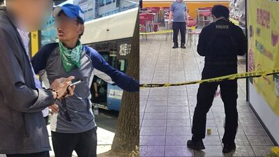 治療香港腳失敗！59歲韓男「商場隨機砍人」　戴電子腳鐐多項前科