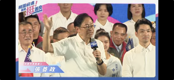 ▲桃園市長張善政駁斥對手陣營，一再唱衰自己的城市。（圖／張善政競總提供）