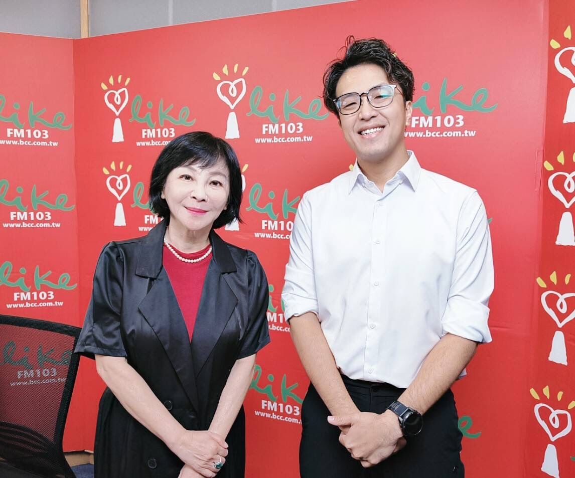 ▲▼民進黨台北市長候選人沈伯洋接受知名作家吳淡如《幸福好時光》廣播專訪。(圖/中廣流行網《幸福好時光》提供)