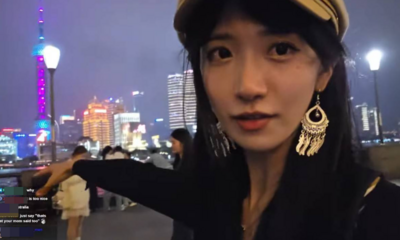禁止入境台灣!企鵝妹上海直播 一路讚嘆「世界上最繁華」