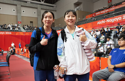 快訊/捷報! 林姿妤、田曉雯亞帕運奪隊史桌球女雙首金